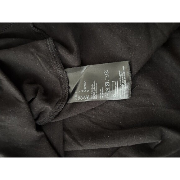 H&M Women’s Black Sleeveless Bodycon Mini Dress Size Large Fitted Party Clubwear - Picture 5 of 5